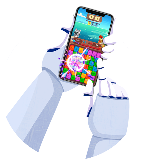 Разработка брендированных игр для социальной сети b или мобильных платформ Android / iOS